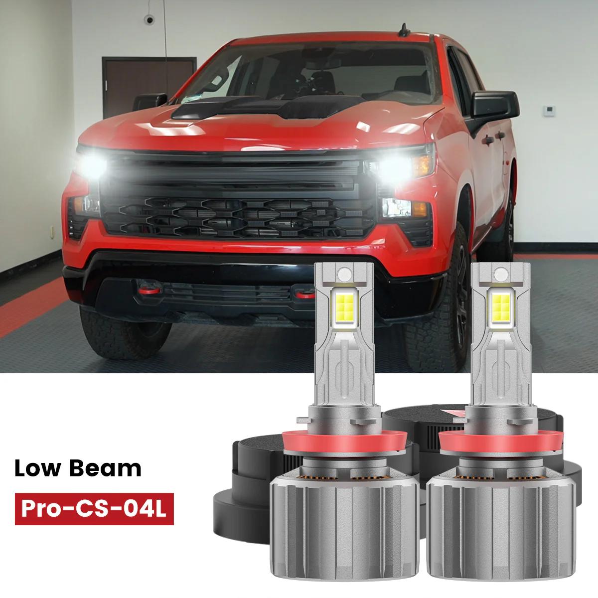Custom Engineered for 2023-2026 Chevrolet Silverado 1500 WT Custom Trail Boss LED Bulbs Upgrade | Tested and Verified - Image 31