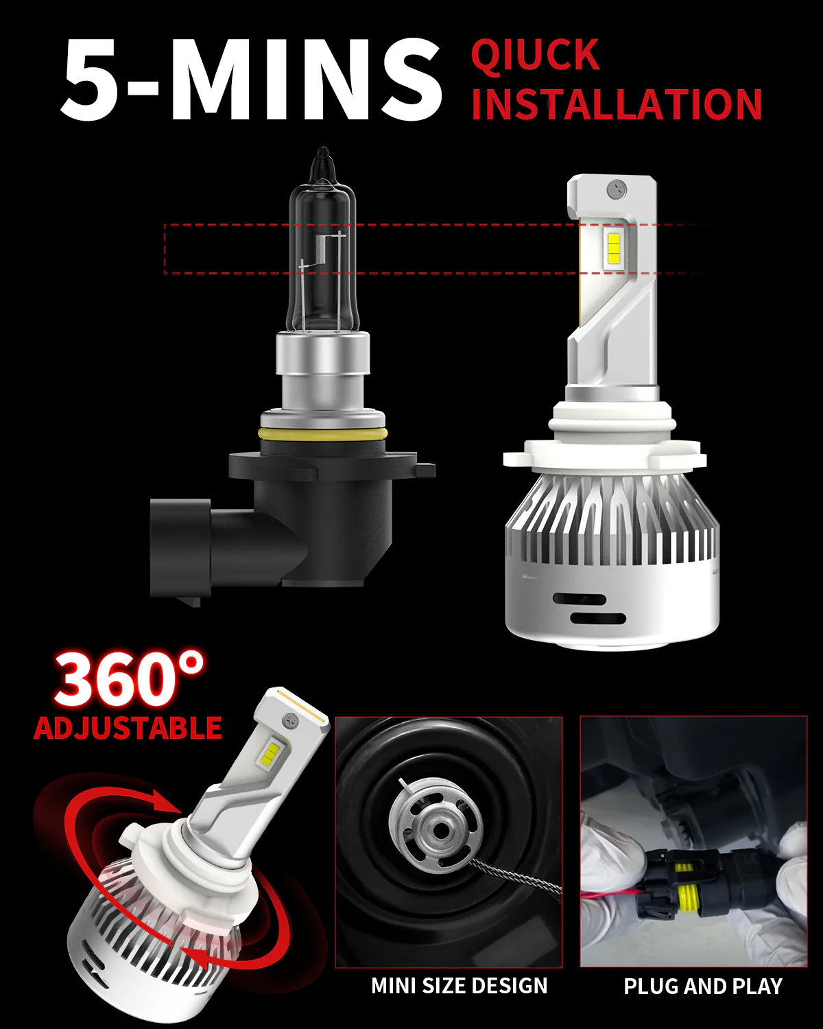 Fit for 2015-2017 Subaru WRX STI LED Bulbs Exterior Interior Lights - Image 5
