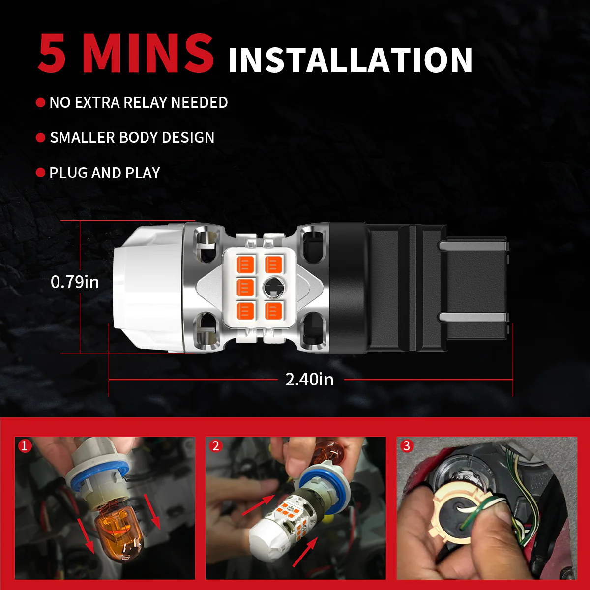 Custom Engineered for 2021-2023 Ford F-150 XL STX XLT LED Bulbs Upgrade | Tested and Verified - Image 21