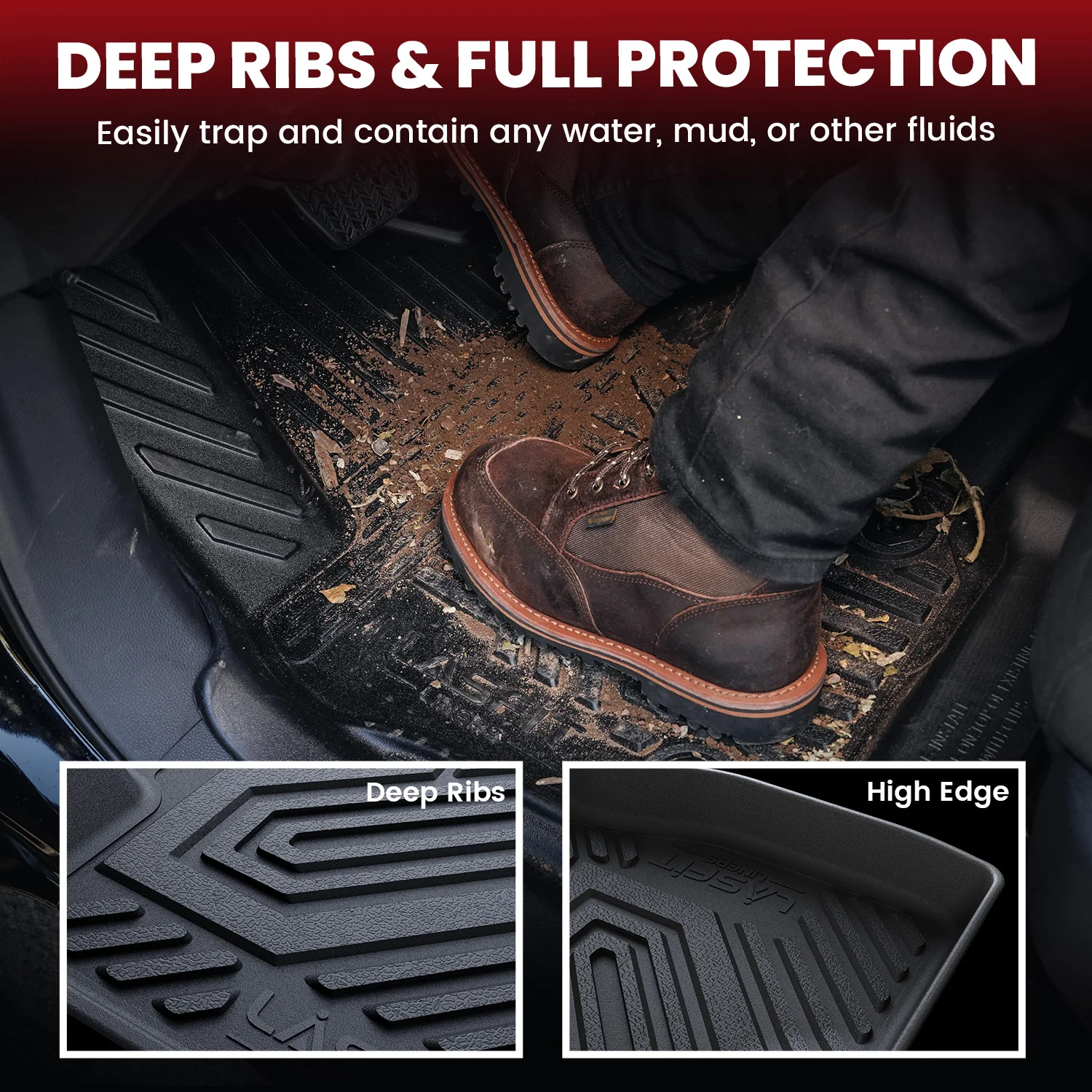 Fit for 2013-2026 Dodge Durango Floor Mats or Cargo & Seatback Mats - Image 30
